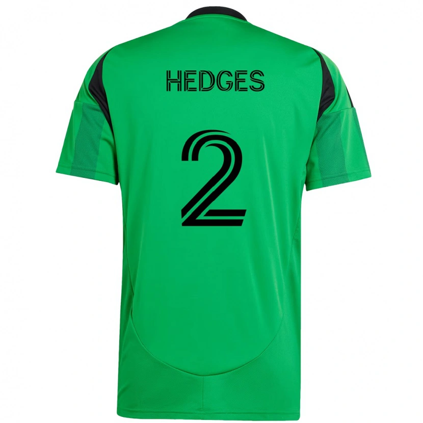 Danxen Damen Matt Hedges #2 Grün Schwarz Heimtrikot Trikot 2025/26 T-Shirt Österreich