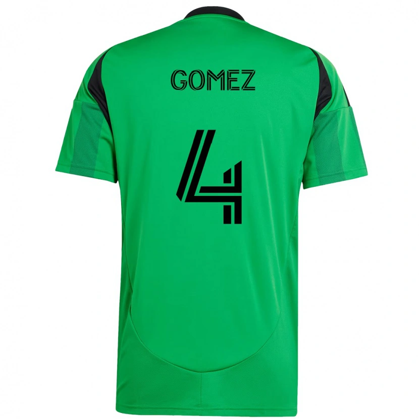 Danxen Damen Antonio Gomez #4 Grün Schwarz Heimtrikot Trikot 2025/26 T-Shirt Österreich