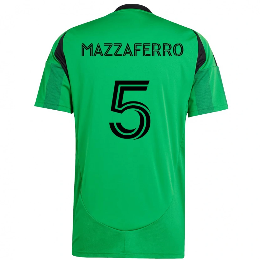 Danxen Damen Salvatore Mazzaferro #5 Grün Schwarz Heimtrikot Trikot 2025/26 T-Shirt Österreich