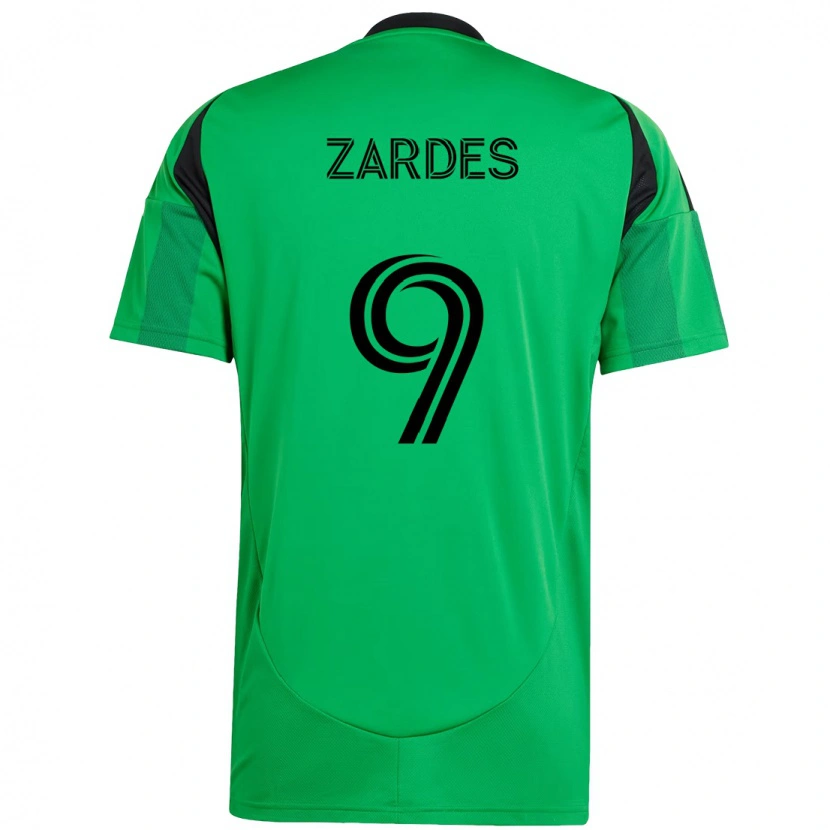 Danxen Damen Gyasi Zardes #9 Grün Schwarz Heimtrikot Trikot 2025/26 T-Shirt Österreich