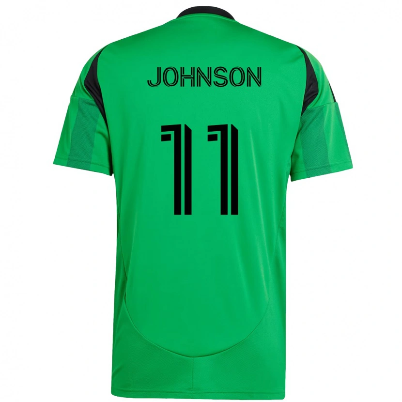 Danxen Damen Emmanuel Johnson #11 Grün Schwarz Heimtrikot Trikot 2025/26 T-Shirt Österreich