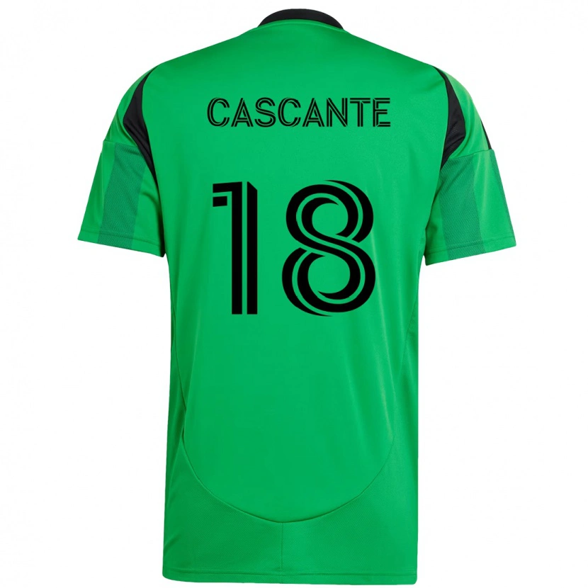 Danxen Damen Julio Cascante #18 Grün Schwarz Heimtrikot Trikot 2025/26 T-Shirt Österreich