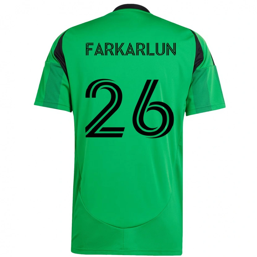 Danxen Damen Jimmy Farkarlun #26 Grün Schwarz Heimtrikot Trikot 2025/26 T-Shirt Österreich