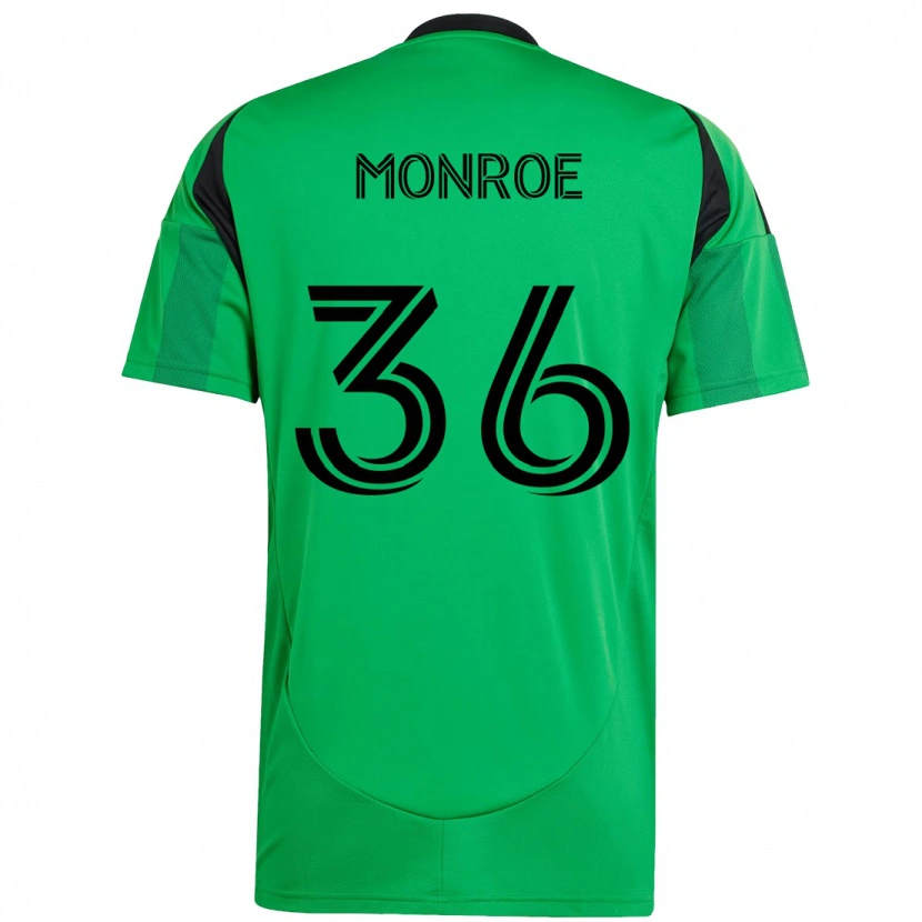 Danxen Damen Greg Monroe #36 Grün Schwarz Heimtrikot Trikot 2025/26 T-Shirt Österreich