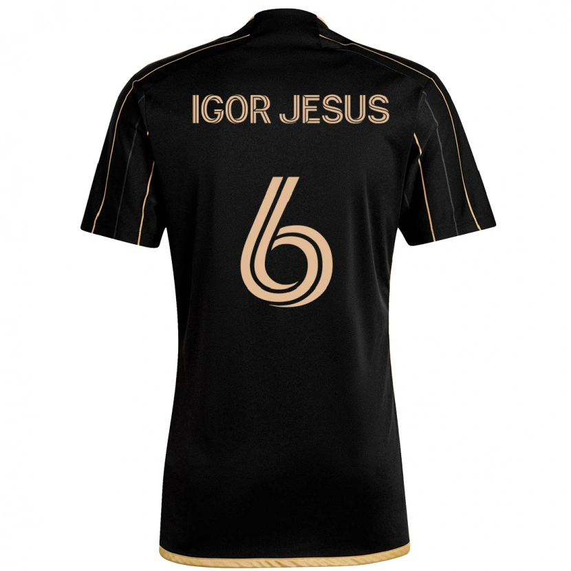 Danxen Damen Igor Jesus #6 Schwarz Braun Heimtrikot Trikot 2025/26 T-Shirt Österreich