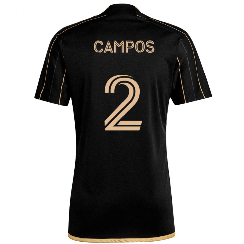 Danxen Damen Omar Campos #2 Schwarz Braun Heimtrikot Trikot 2025/26 T-Shirt Österreich