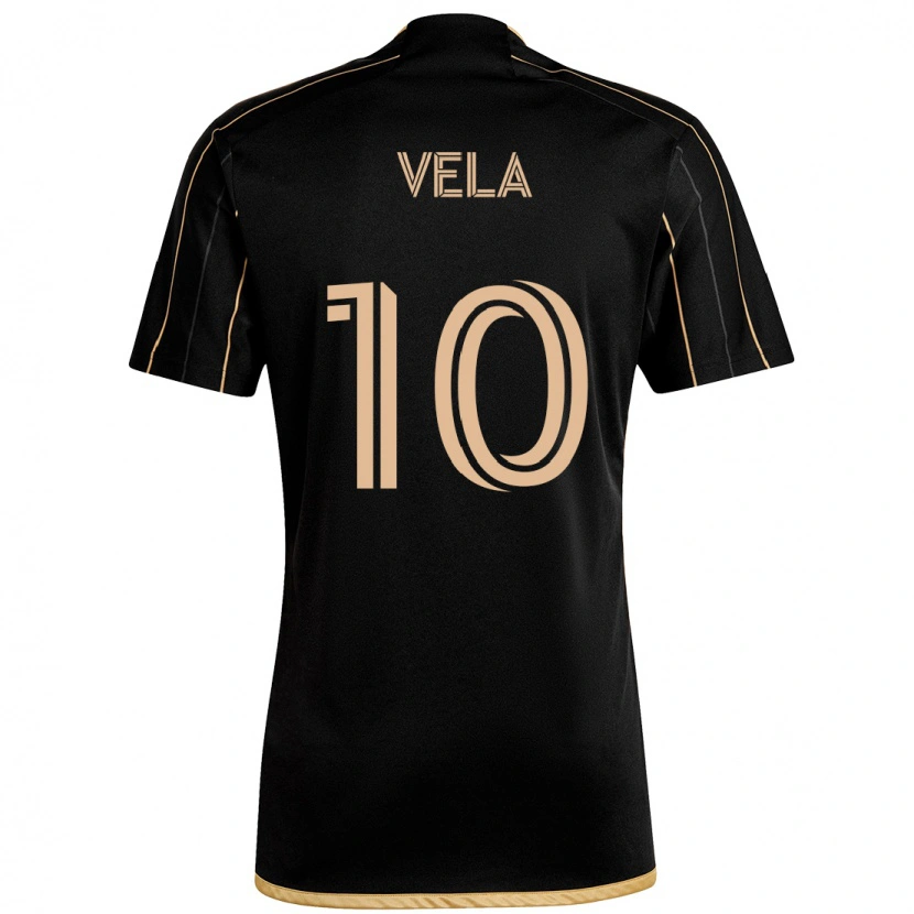 Danxen Damen Carlos Vela #10 Schwarz Braun Heimtrikot Trikot 2025/26 T-Shirt Österreich