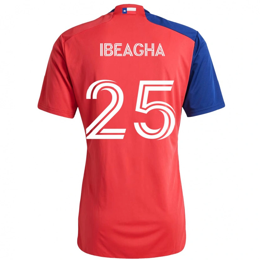 Danxen Damen Sebastien Ibeagha #25 Rot Marineblau Heimtrikot Trikot 2025/26 T-Shirt Österreich