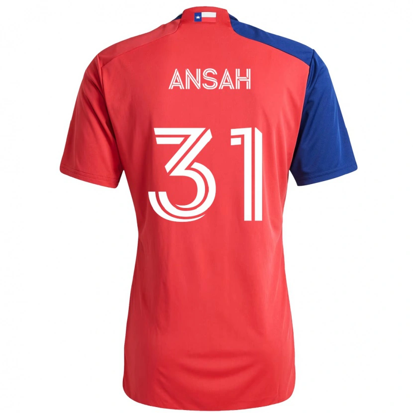 Danxen Damen Eugene Ansah #31 Rot Marineblau Heimtrikot Trikot 2025/26 T-Shirt Österreich