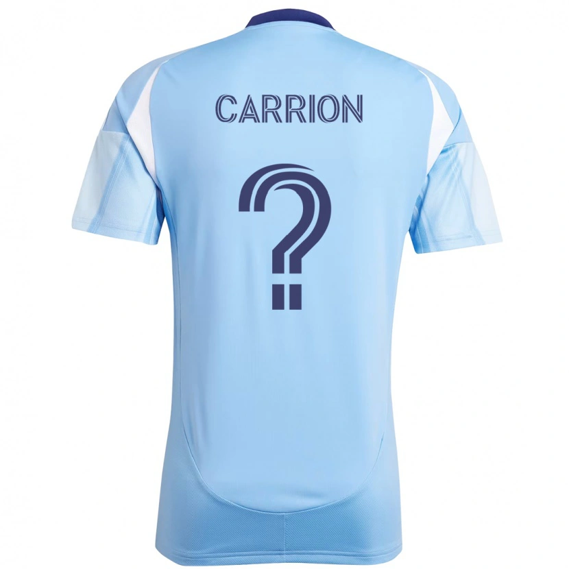 Danxen Damen Emanuel Carrión #0 Hellblau Heimtrikot Trikot 2025/26 T-Shirt Österreich