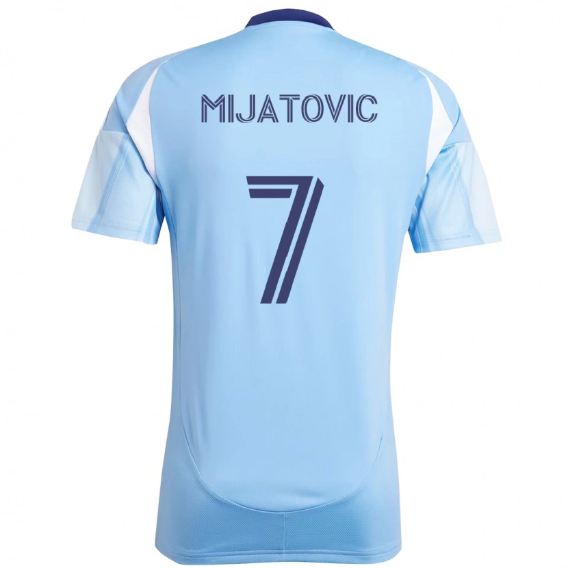 Danxen Damen Jovan Mijatovic #7 Hellblau Heimtrikot Trikot 2025/26 T-Shirt Österreich