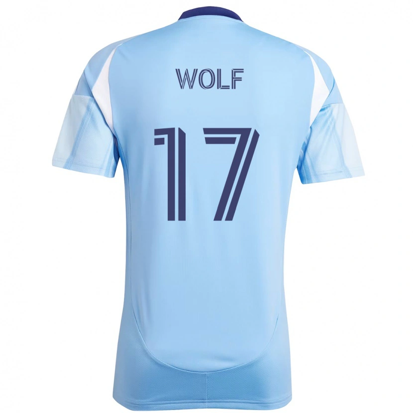 Danxen Damen Hannes Wolf #17 Hellblau Heimtrikot Trikot 2025/26 T-Shirt Österreich