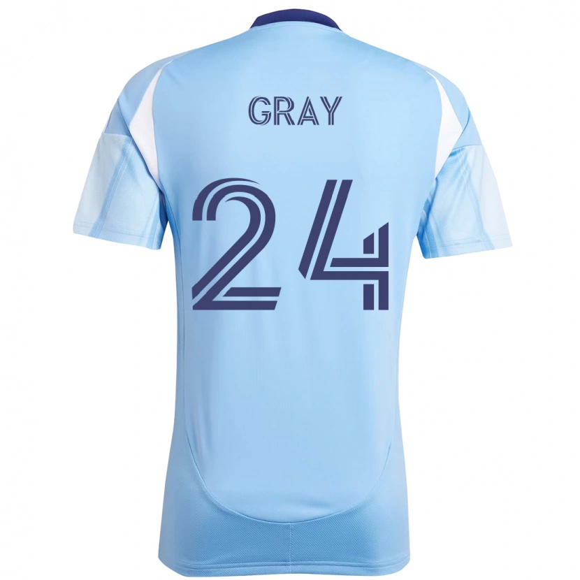Danxen Damen Tayvon Gray #24 Hellblau Heimtrikot Trikot 2025/26 T-Shirt Österreich