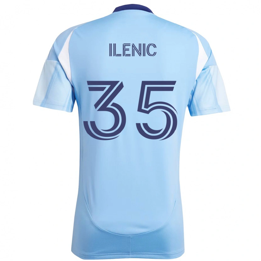 Danxen Damen Mitja Ilenič #35 Hellblau Heimtrikot Trikot 2025/26 T-Shirt Österreich