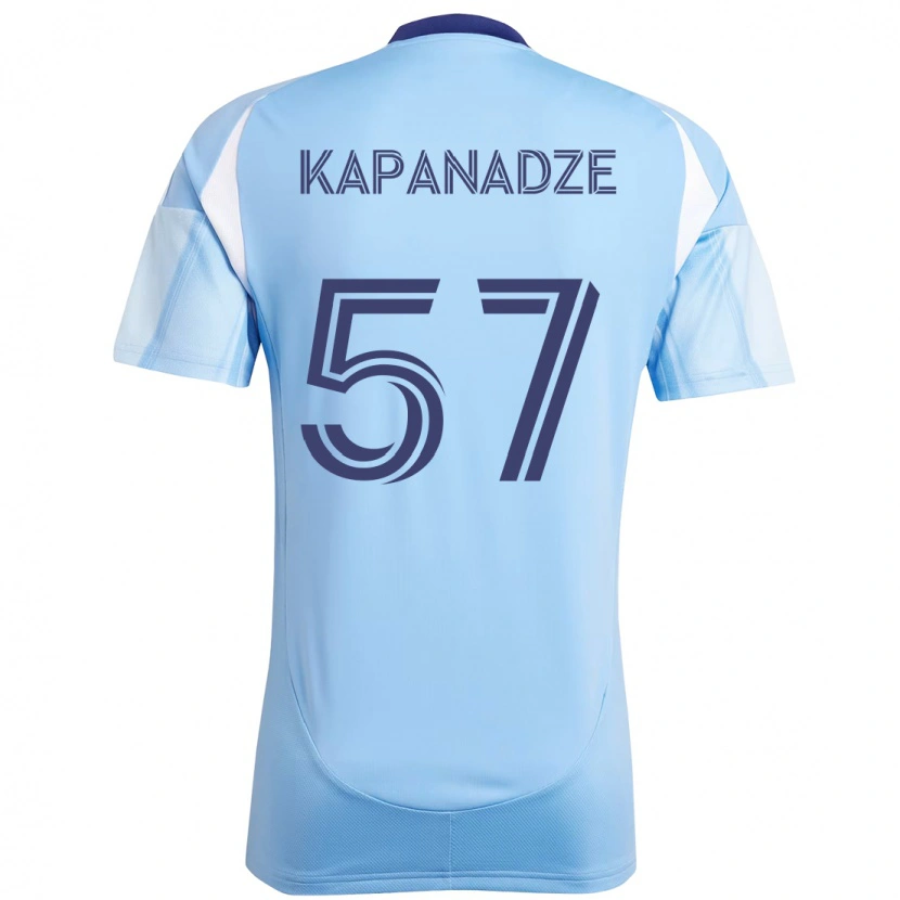 Danxen Damen Nicholas Kapanadze #57 Hellblau Heimtrikot Trikot 2025/26 T-Shirt Österreich