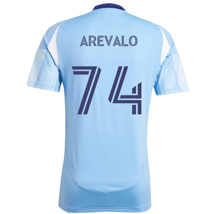 Danxen Damen Ronny Arévalo #74 Hellblau Heimtrikot Trikot 2025/26 T-Shirt Österreich