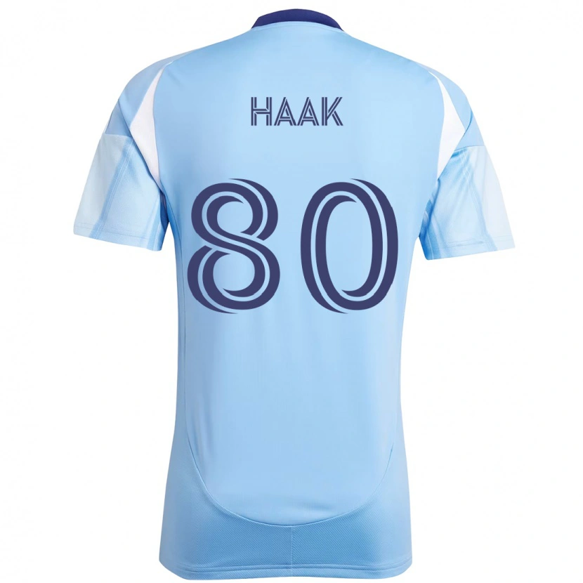 Danxen Damen Justin Haak #80 Hellblau Heimtrikot Trikot 2025/26 T-Shirt Österreich