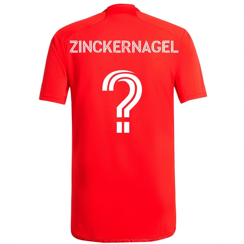 Danxen Damen Philip Zinckernagel #0 Rot Weiß Heimtrikot Trikot 2025/26 T-Shirt Österreich