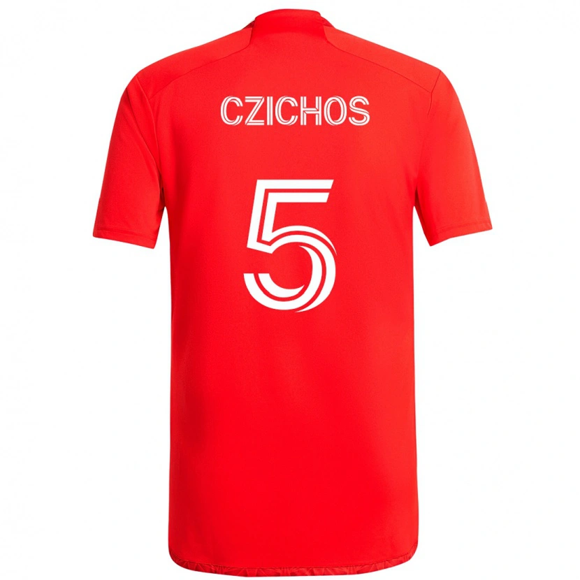 Danxen Damen Rafael Czichos #5 Rot Weiß Heimtrikot Trikot 2025/26 T-Shirt Österreich