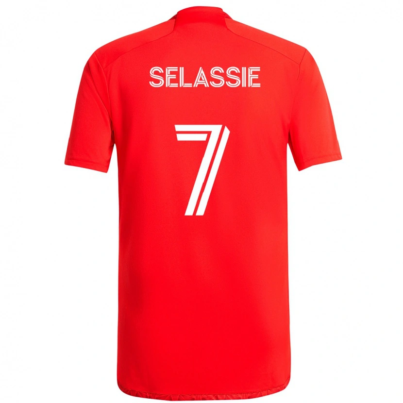 Danxen Damen Maren Haile-Selassie #7 Rot Weiß Heimtrikot Trikot 2025/26 T-Shirt Österreich