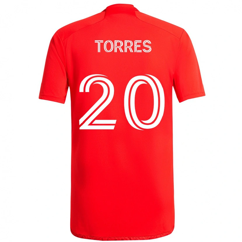 Danxen Damen Jairo Torres #20 Rot Weiß Heimtrikot Trikot 2025/26 T-Shirt Österreich
