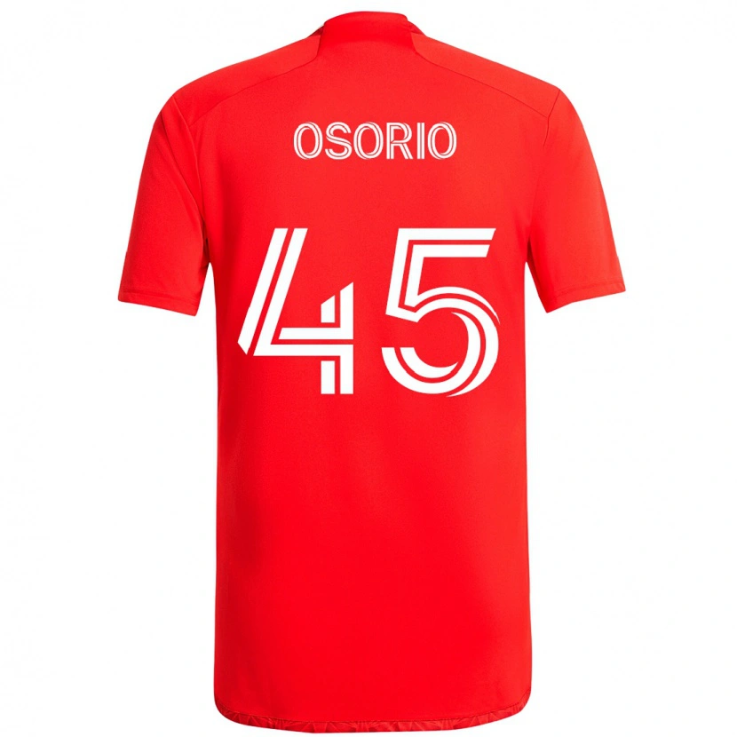 Danxen Damen Harold Osorio #45 Rot Weiß Heimtrikot Trikot 2025/26 T-Shirt Österreich