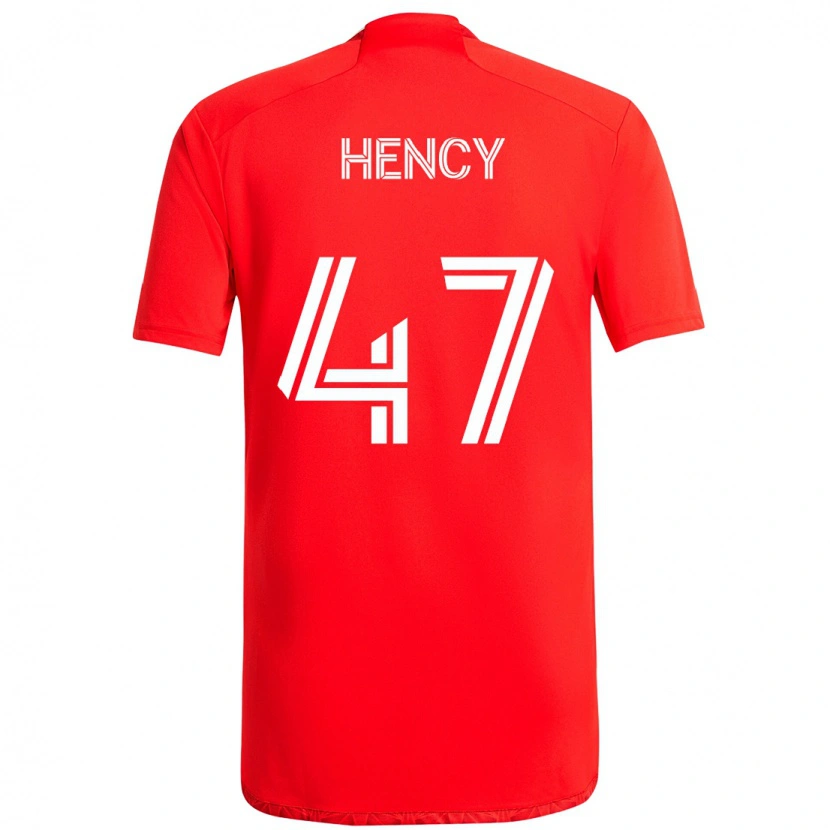 Danxen Damen Billy Hency #47 Rot Weiß Heimtrikot Trikot 2025/26 T-Shirt Österreich