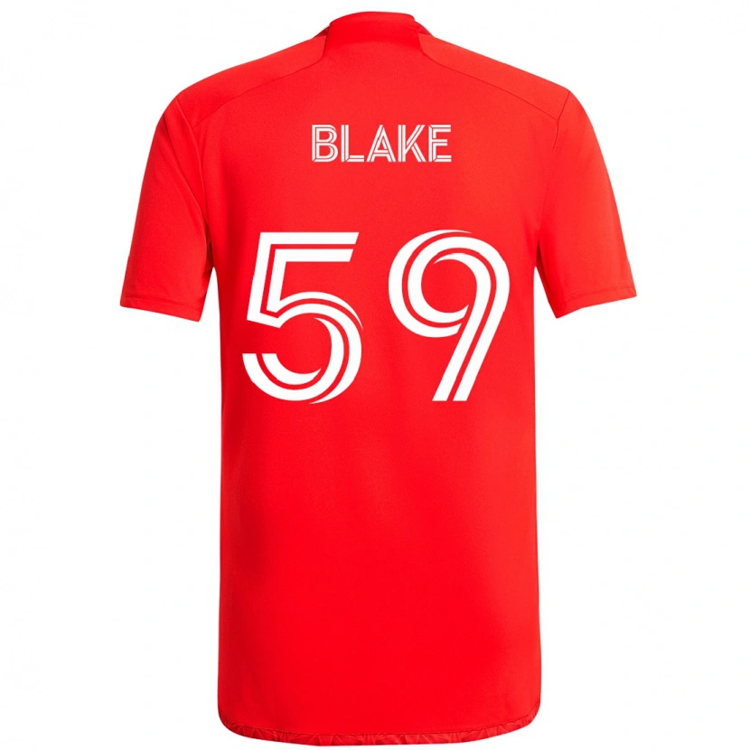 Danxen Damen Romain Blake #59 Rot Weiß Heimtrikot Trikot 2025/26 T-Shirt Österreich