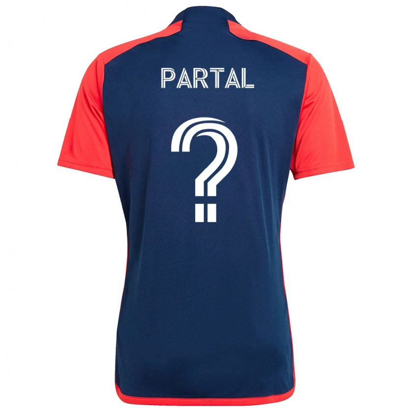 Danxen Damen Joshua Partal #0 Blau Rot Heimtrikot Trikot 2025/26 T-Shirt Österreich
