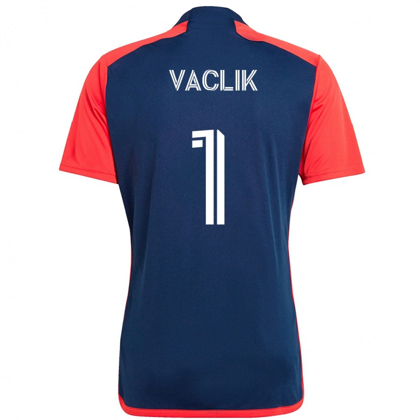 Danxen Damen Tomas Vaclik #1 Blau Rot Heimtrikot Trikot 2025/26 T-Shirt Österreich
