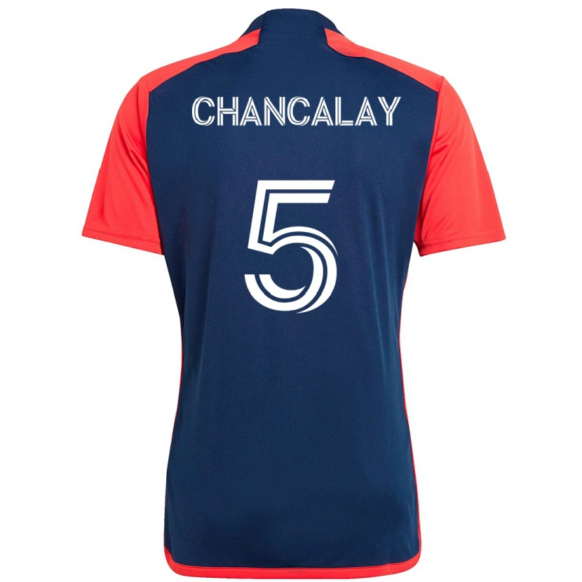 Danxen Damen Tomás Chancalay #5 Blau Rot Heimtrikot Trikot 2025/26 T-Shirt Österreich