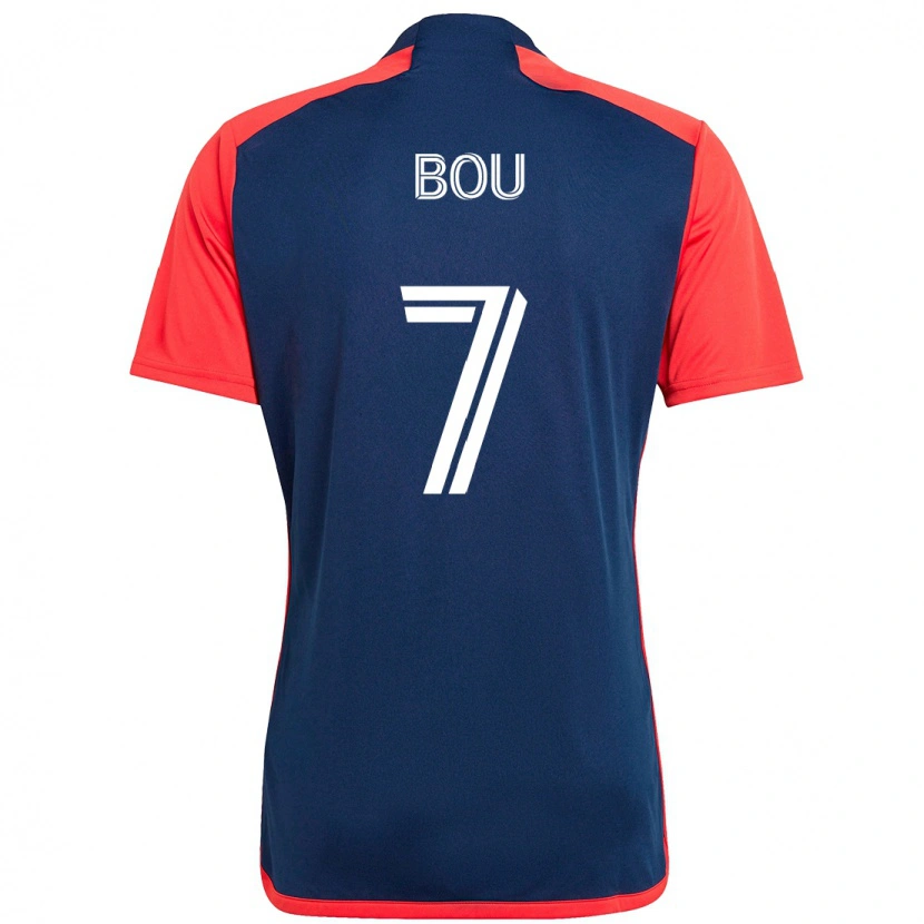 Danxen Damen Gustavo Bou #7 Blau Rot Heimtrikot Trikot 2025/26 T-Shirt Österreich