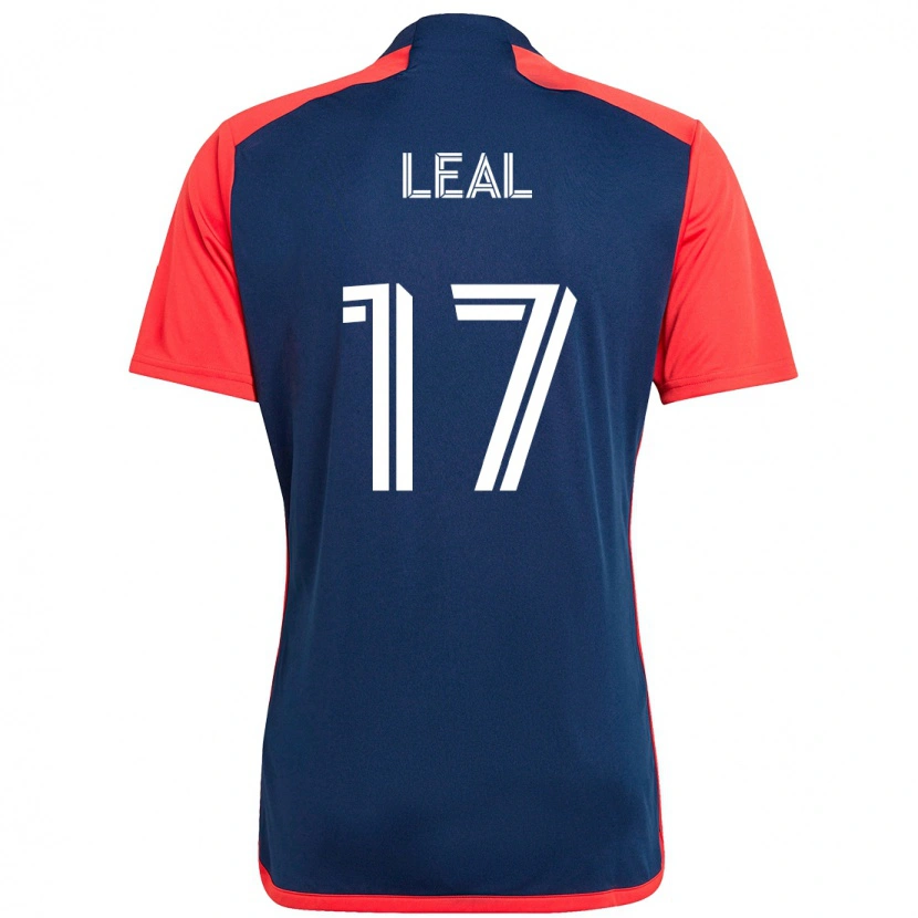Danxen Damen Patrick Leal #17 Blau Rot Heimtrikot Trikot 2025/26 T-Shirt Österreich