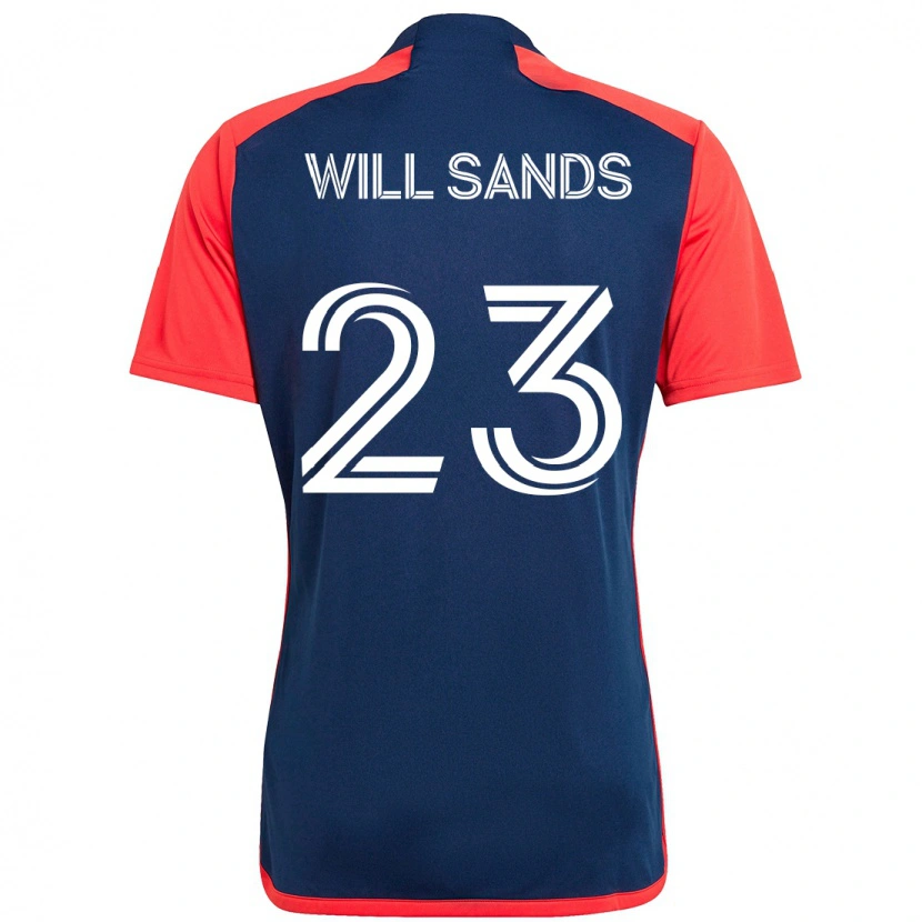 Danxen Damen Will Sands #23 Blau Rot Heimtrikot Trikot 2025/26 T-Shirt Österreich