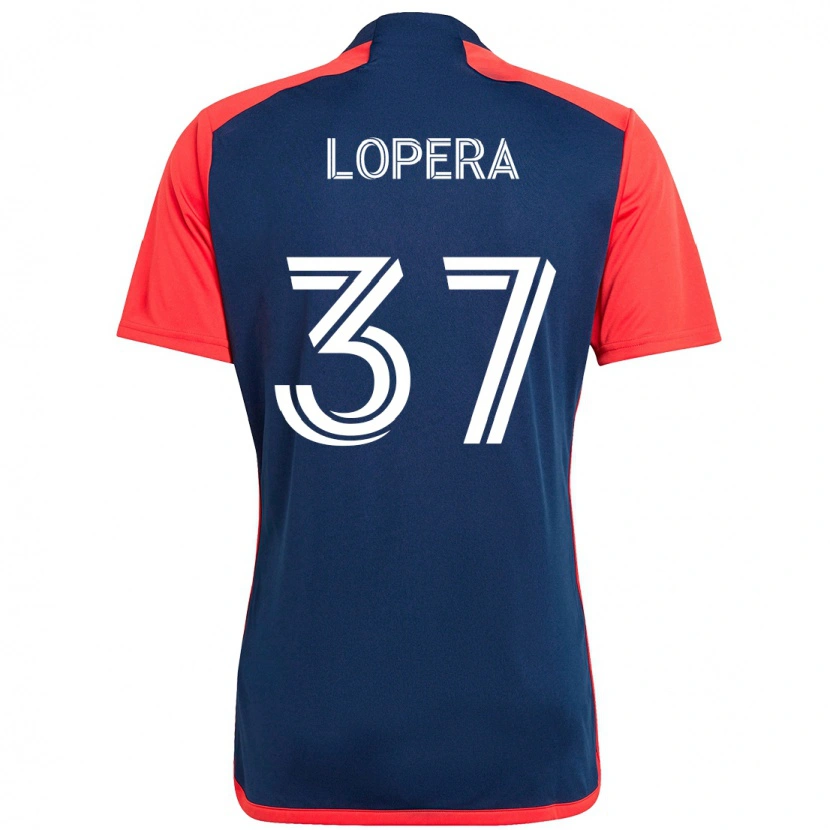 Danxen Damen Steban Lopera #37 Blau Rot Heimtrikot Trikot 2025/26 T-Shirt Österreich