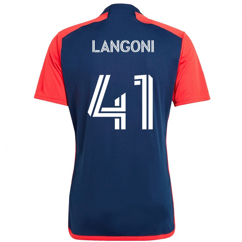 Danxen Damen Luca Langoni #41 Blau Rot Heimtrikot Trikot 2025/26 T-Shirt Österreich
