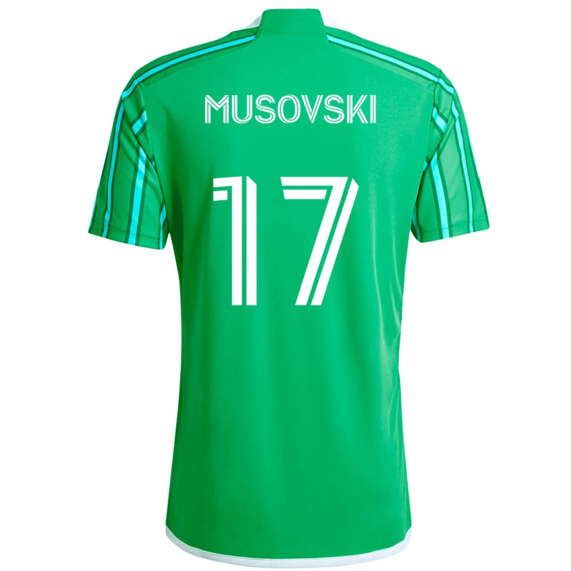 Danxen Damen Danny Musovski #17 Grün Weiß Heimtrikot Trikot 2025/26 T-Shirt Österreich