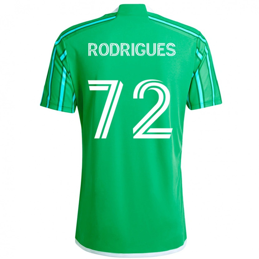 Danxen Damen Braudílio Rodrigues #72 Grün Weiß Heimtrikot Trikot 2025/26 T-Shirt Österreich