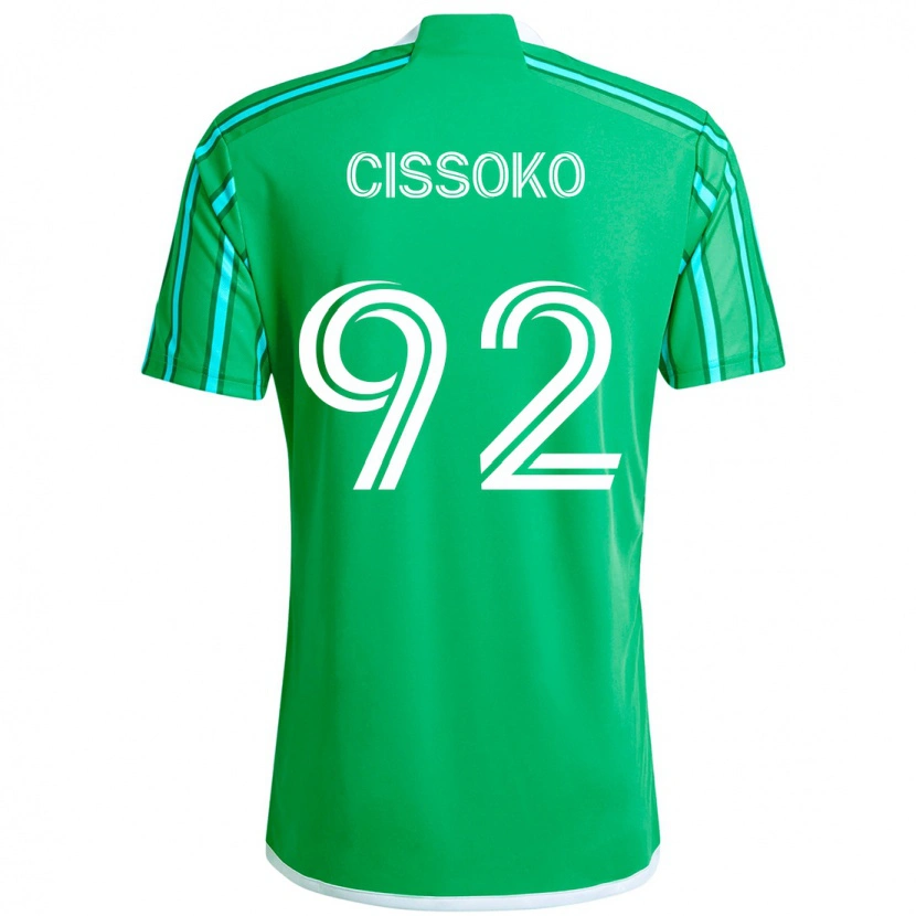 Danxen Damen Abdoulaye Cissoko #92 Grün Weiß Heimtrikot Trikot 2025/26 T-Shirt Österreich