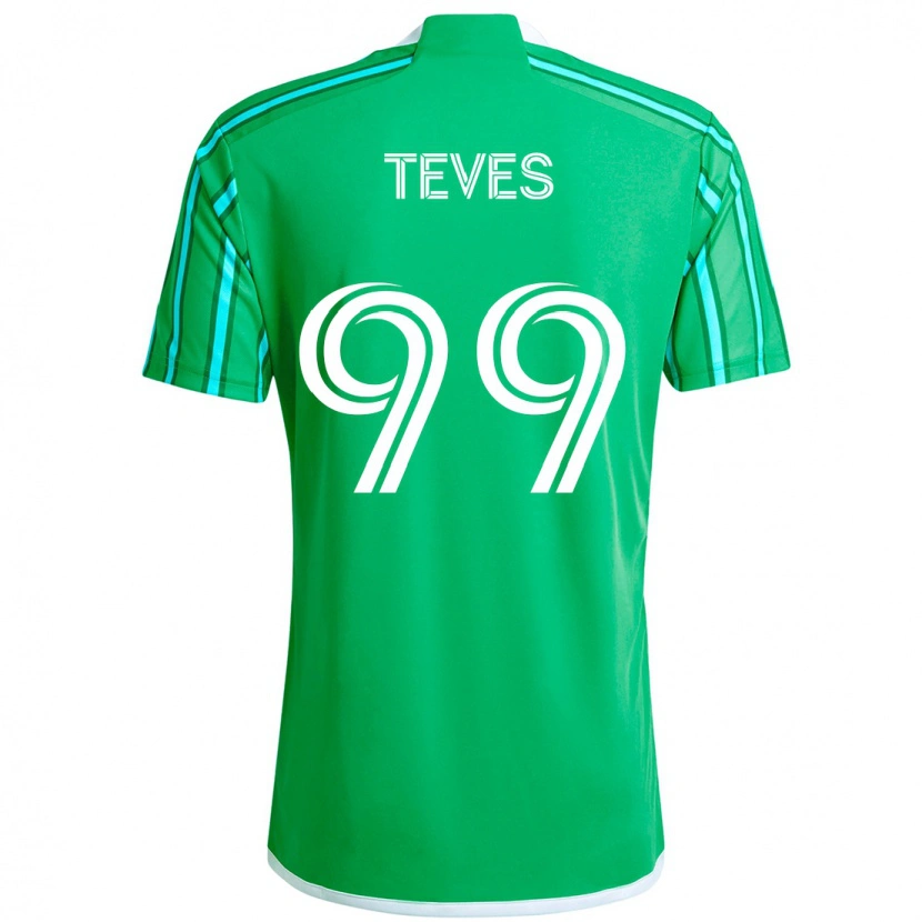 Danxen Damen Dylan Teves #99 Grün Weiß Heimtrikot Trikot 2025/26 T-Shirt Österreich
