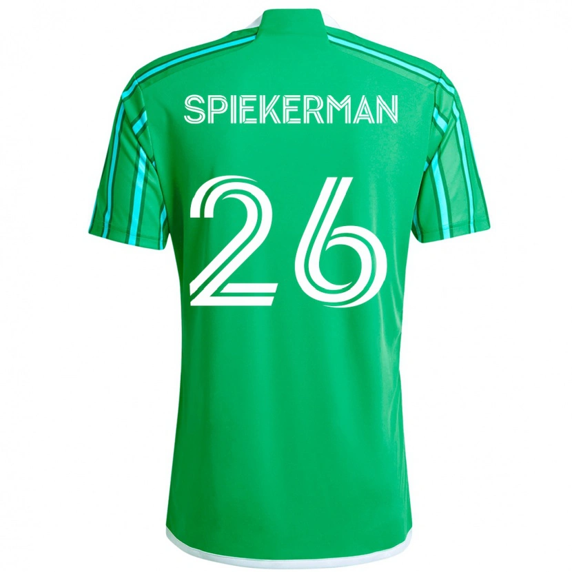 Danxen Damen Stephanie Spiekerman #26 Grün Weiß Heimtrikot Trikot 2025/26 T-Shirt Österreich