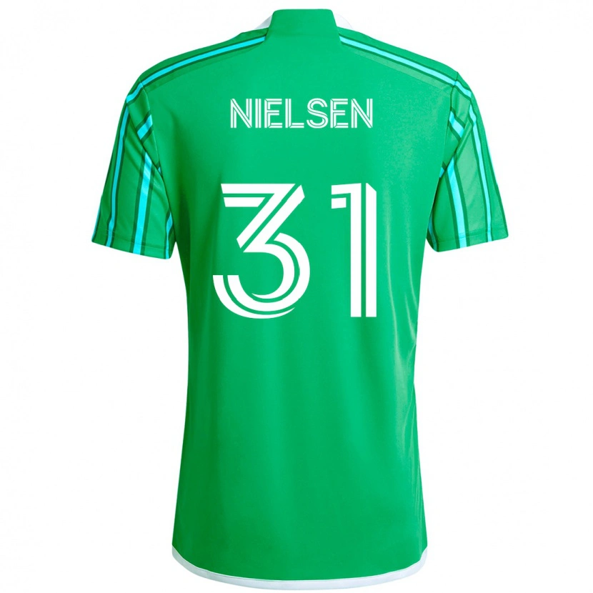 Danxen Damen Madeline Nielsen #31 Grün Weiß Heimtrikot Trikot 2025/26 T-Shirt Österreich