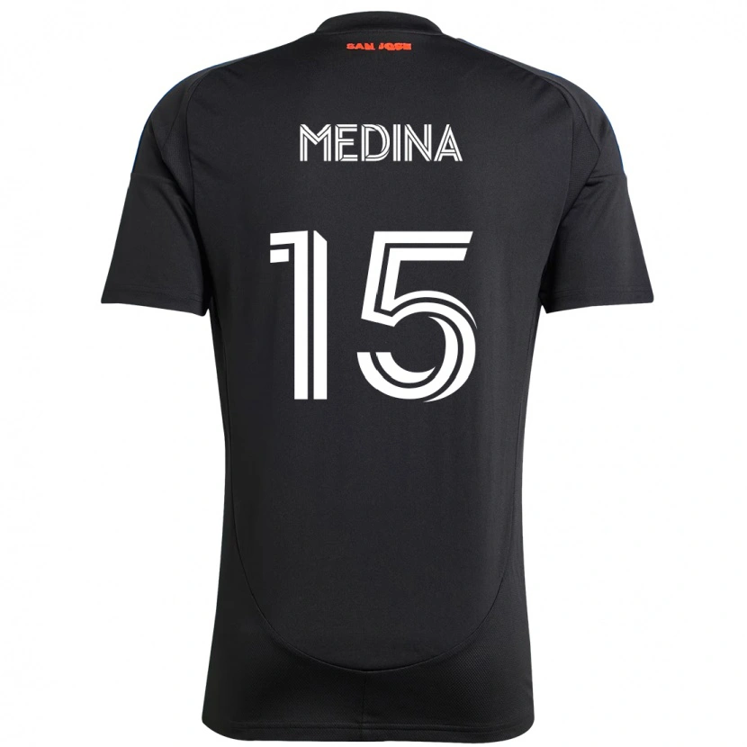 Danxen Damen Cruz Medina #15 Schwarz Dunkelblau Heimtrikot Trikot 2025/26 T-Shirt Österreich