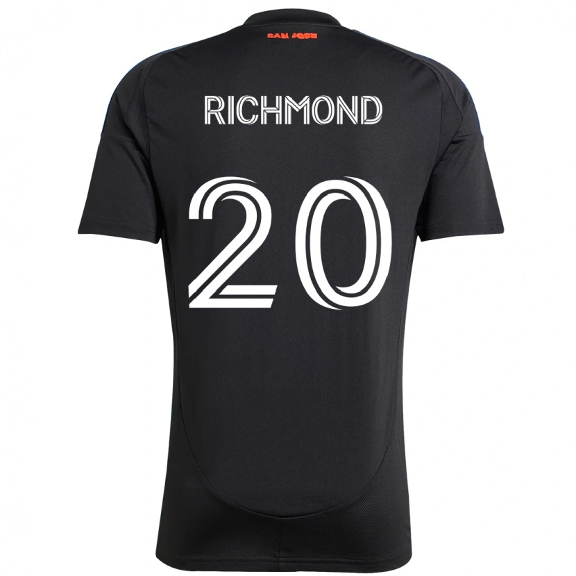 Danxen Damen Will Richmond #20 Schwarz Dunkelblau Heimtrikot Trikot 2025/26 T-Shirt Österreich