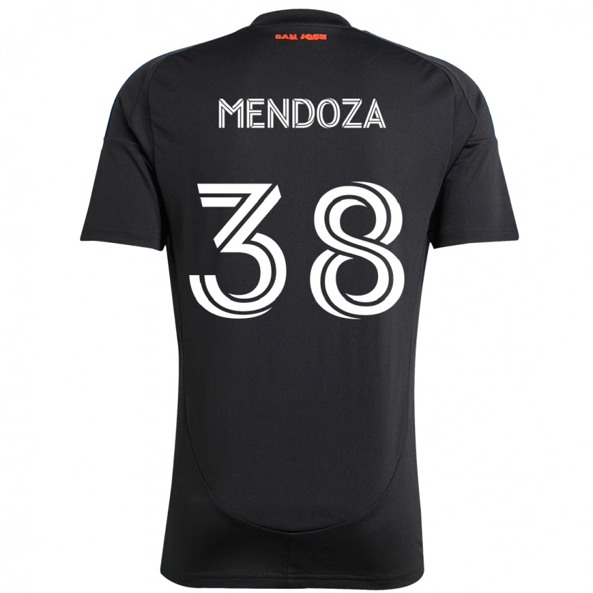 Danxen Damen Edwyn Mendoza #38 Schwarz Dunkelblau Heimtrikot Trikot 2025/26 T-Shirt Österreich