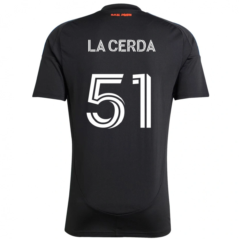 Danxen Damen Eric De La Cerda #51 Schwarz Dunkelblau Heimtrikot Trikot 2025/26 T-Shirt Österreich