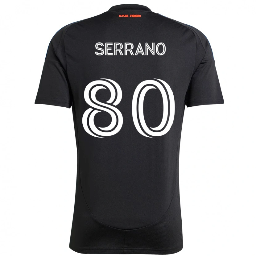 Danxen Damen David Serrano #80 Schwarz Dunkelblau Heimtrikot Trikot 2025/26 T-Shirt Österreich