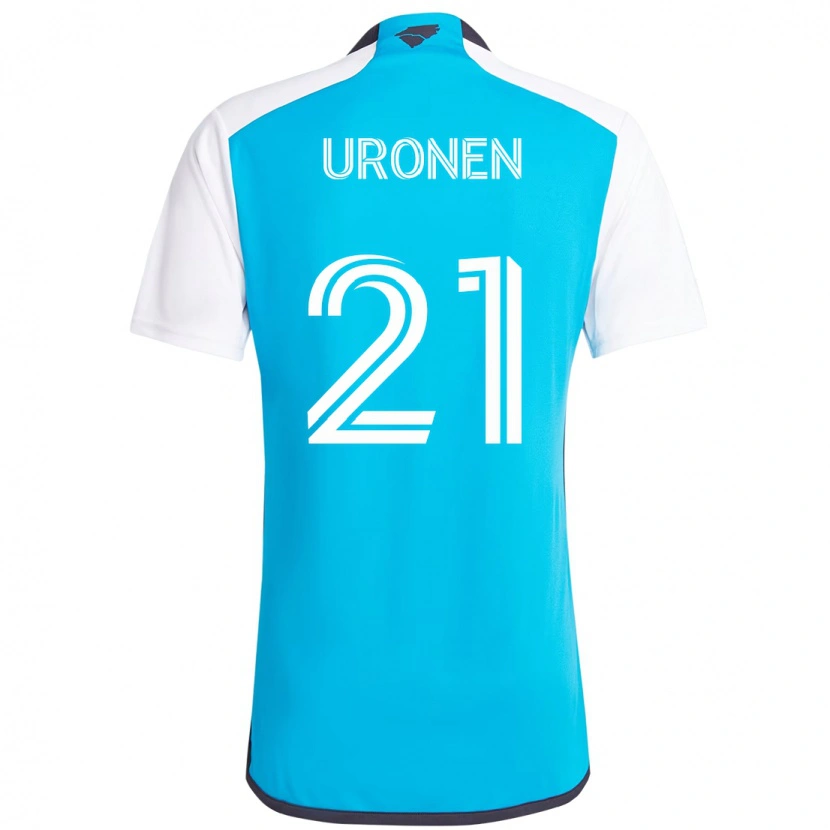 Danxen Damen Jere Uronen #21 Himmelblau Weiß Heimtrikot Trikot 2025/26 T-Shirt Österreich
