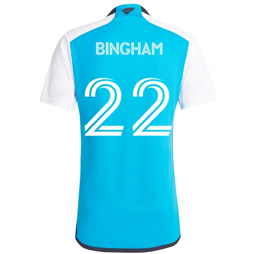 Danxen Damen David Bingham #22 Himmelblau Weiß Heimtrikot Trikot 2025/26 T-Shirt Österreich