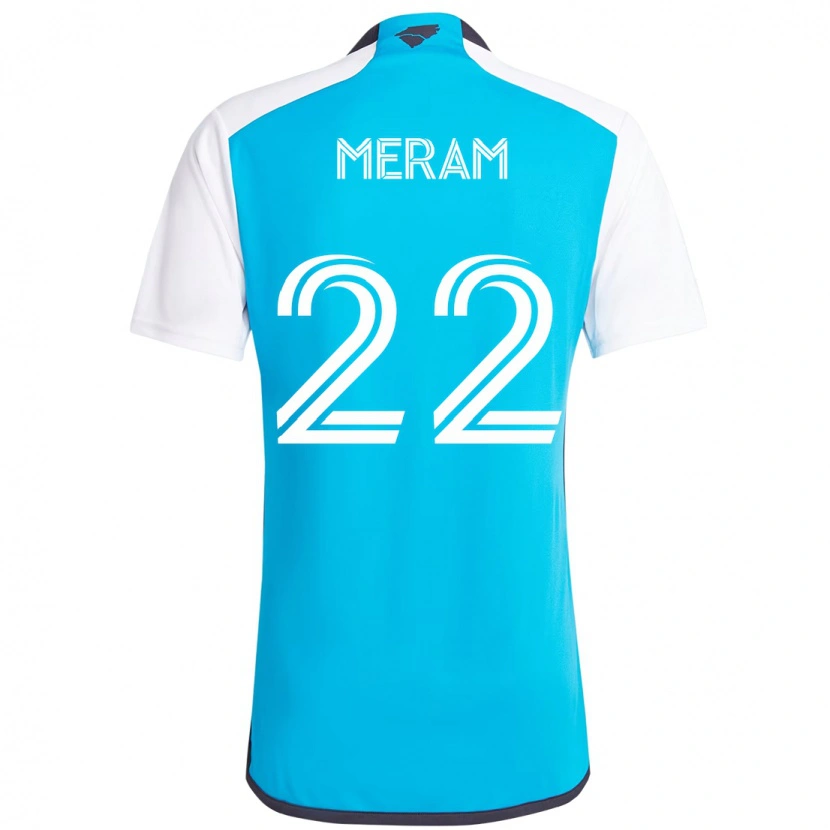 Danxen Damen Justin Meram #22 Himmelblau Weiß Heimtrikot Trikot 2025/26 T-Shirt Österreich